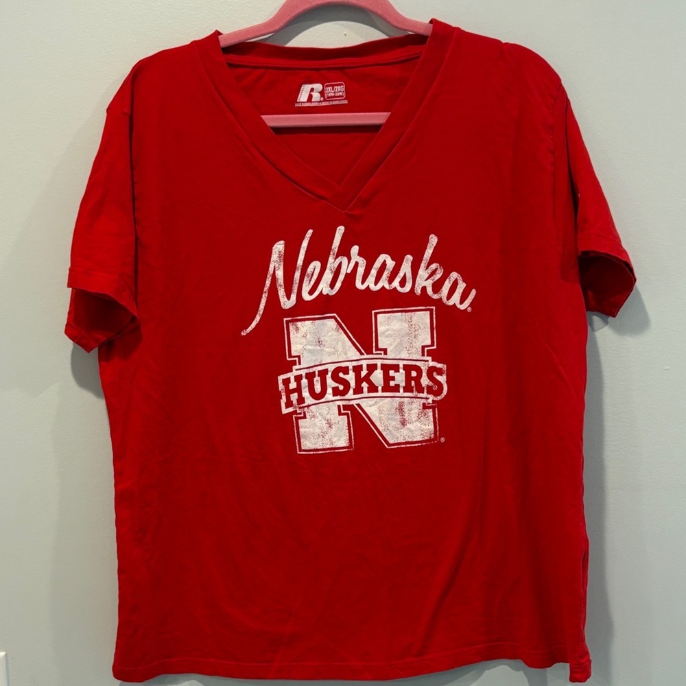 Russell Athletic Red Nebraska Huskers Tee
